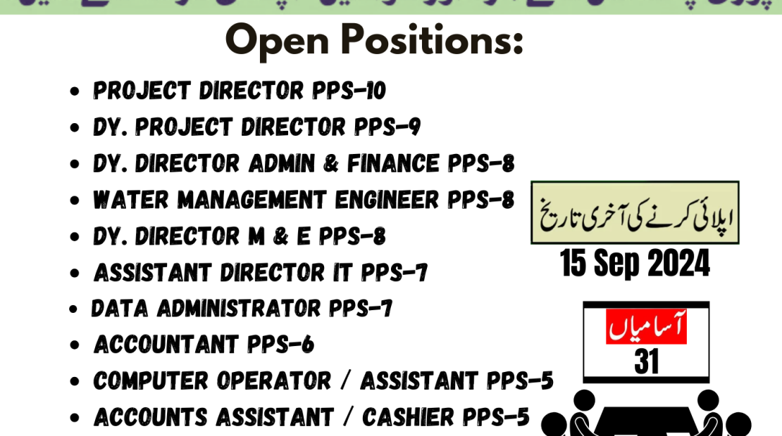 Government of Pakistan Federal Water Management Cell Jobs